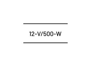400V – 12V/500W HF 