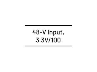 48-V Input, 3.3V/100 