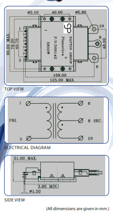 1kW to 10kW Planar Inductor design